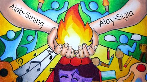 sining poster making